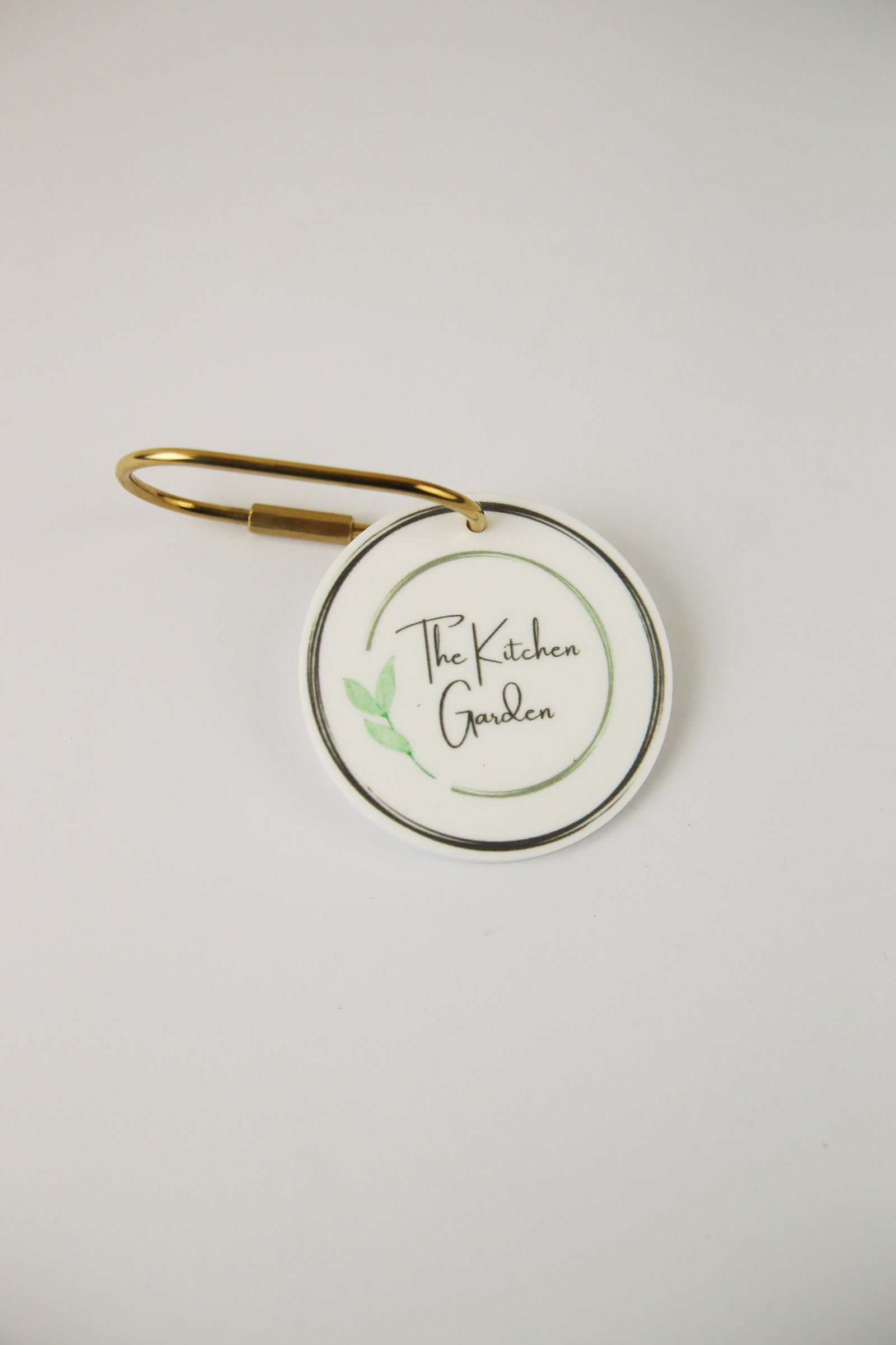 Custom Brass Handle Business Keychain