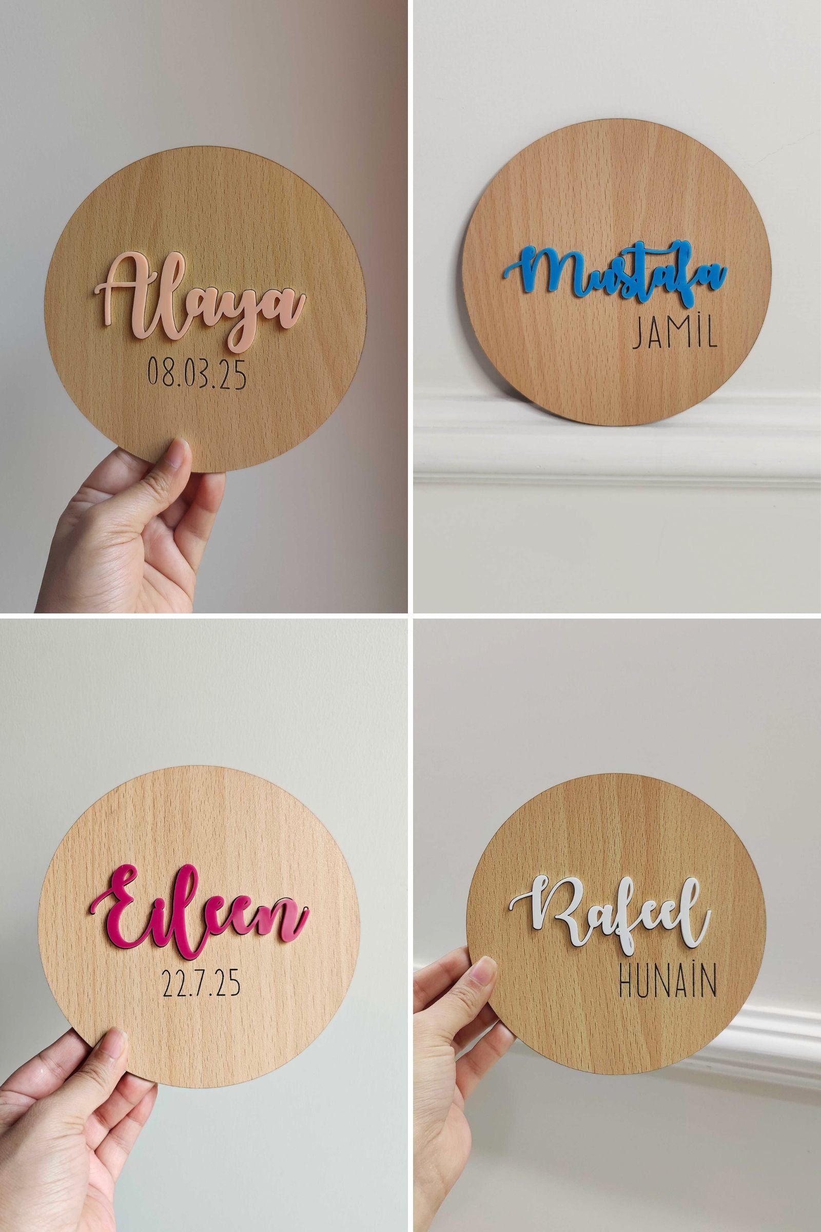 Custom Wooden Name Plaque
