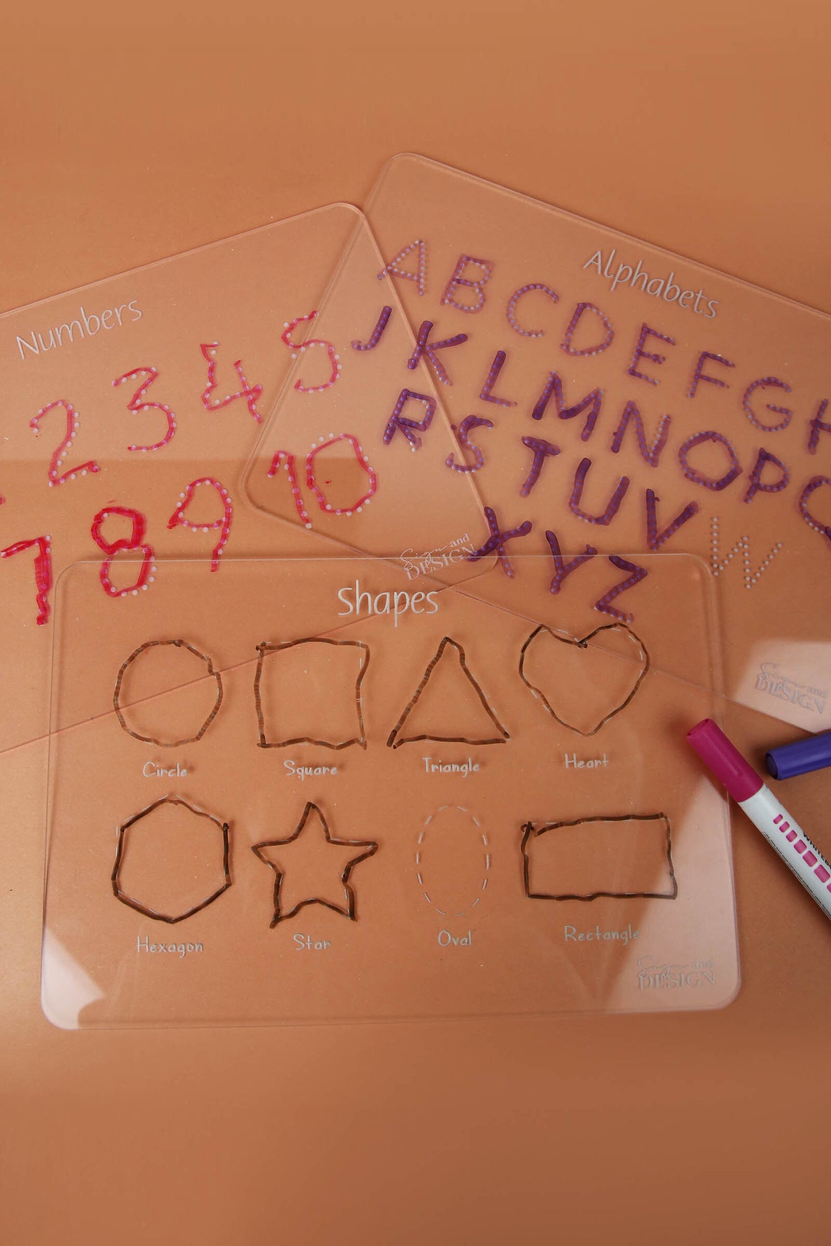 Educational Plaques - set of 3 - Sign & Design