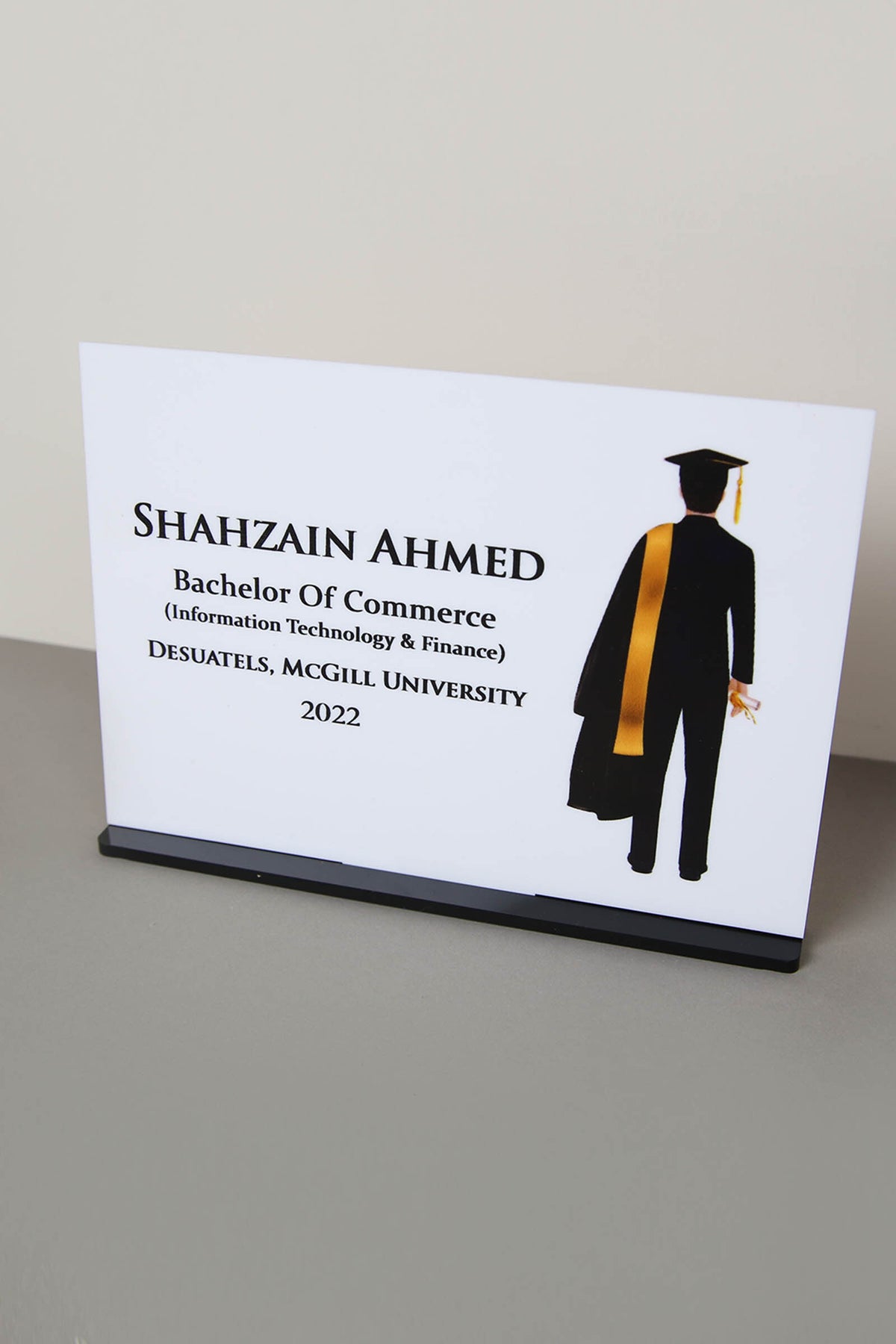 Graduation Plaque - Sign & Design