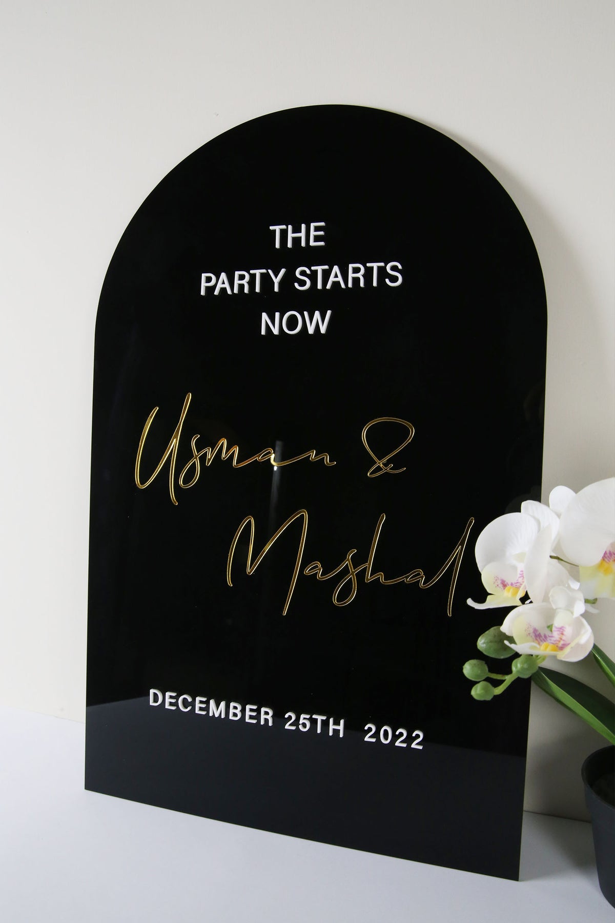 3D Wedding Welcome Sign - Sign & Design
