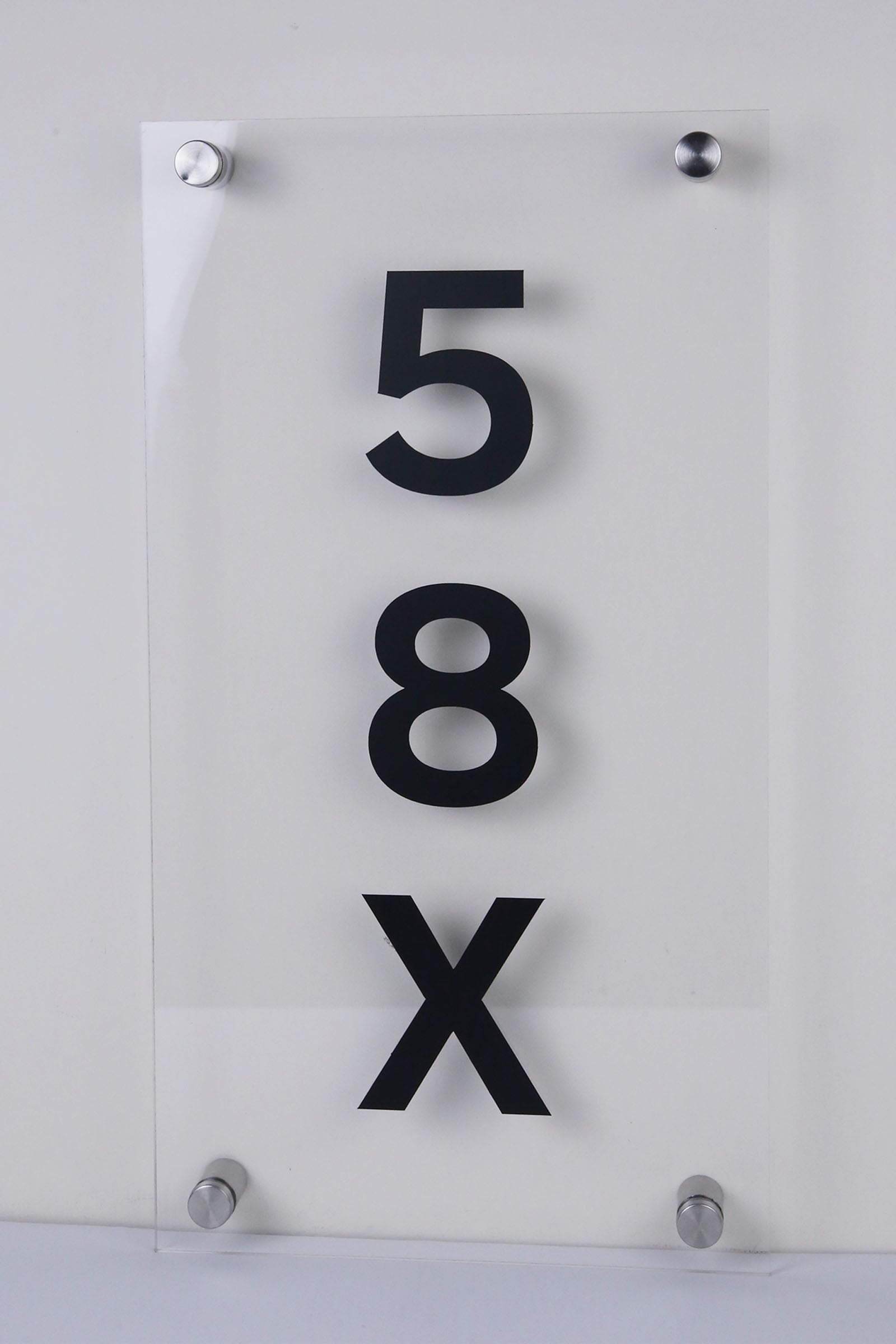 Dual Tone House Sign