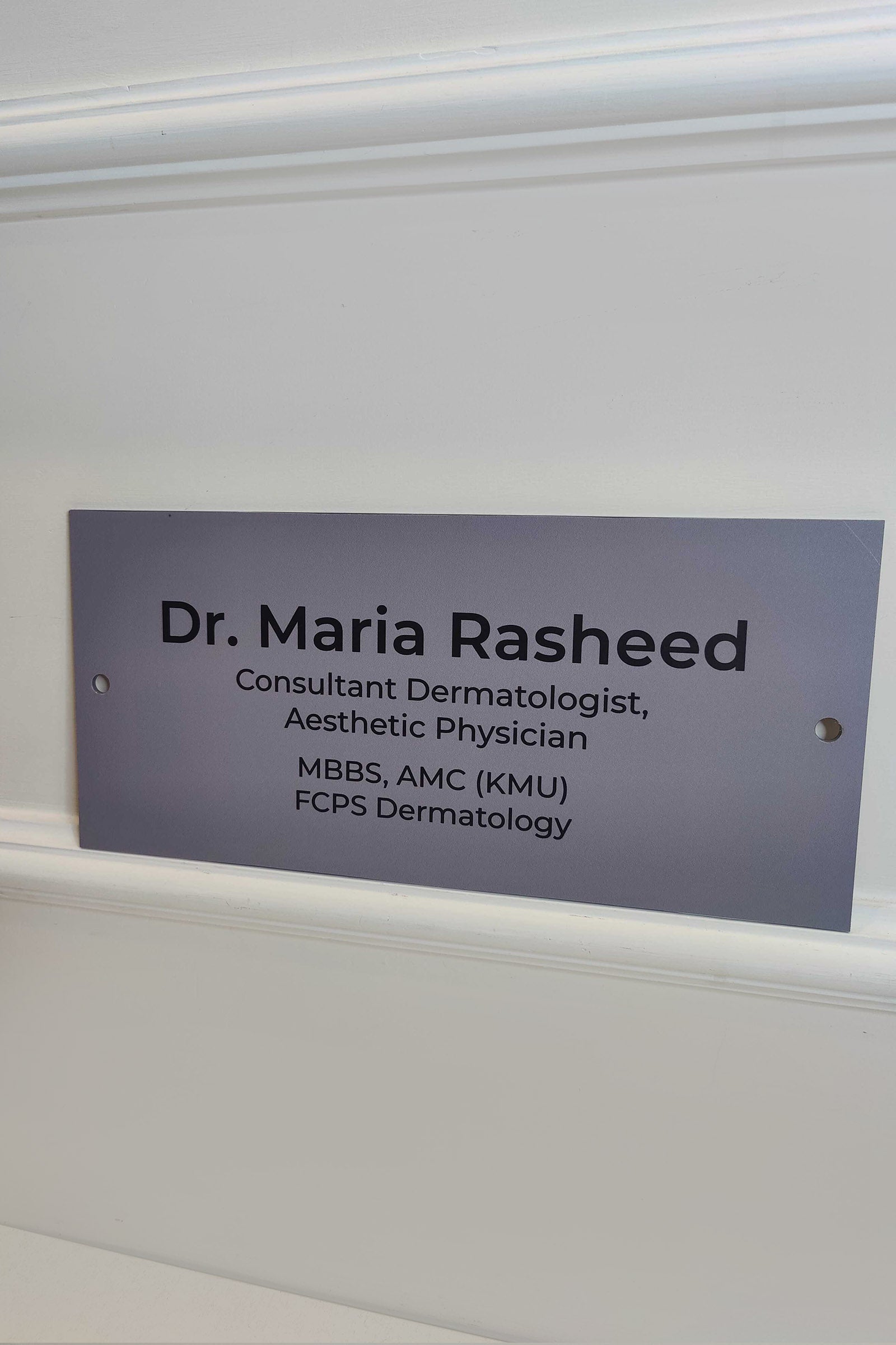 Custom Office Wall Name Plate