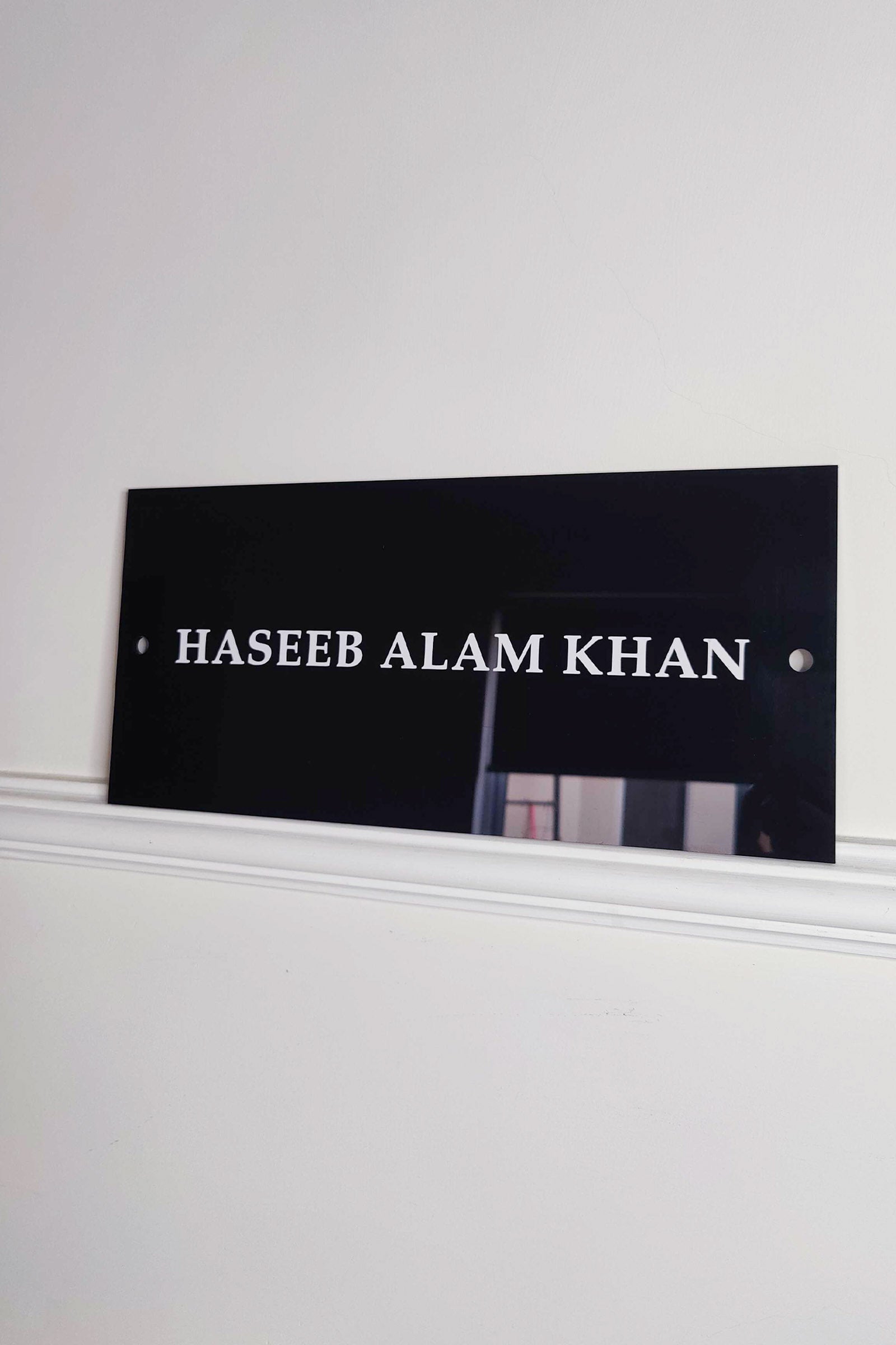 Custom Office Wall Name Plate