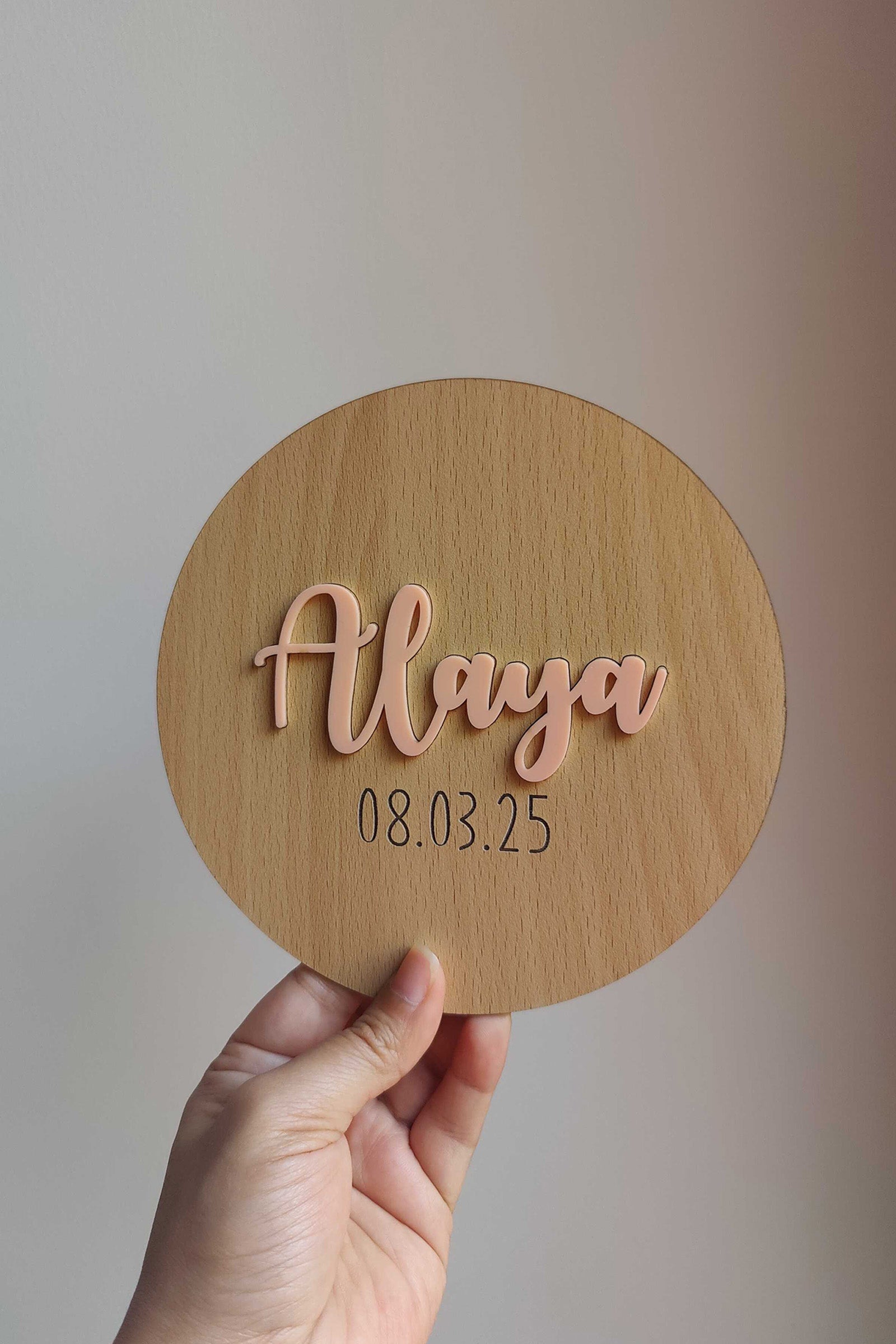 Custom Wooden Name Plaque