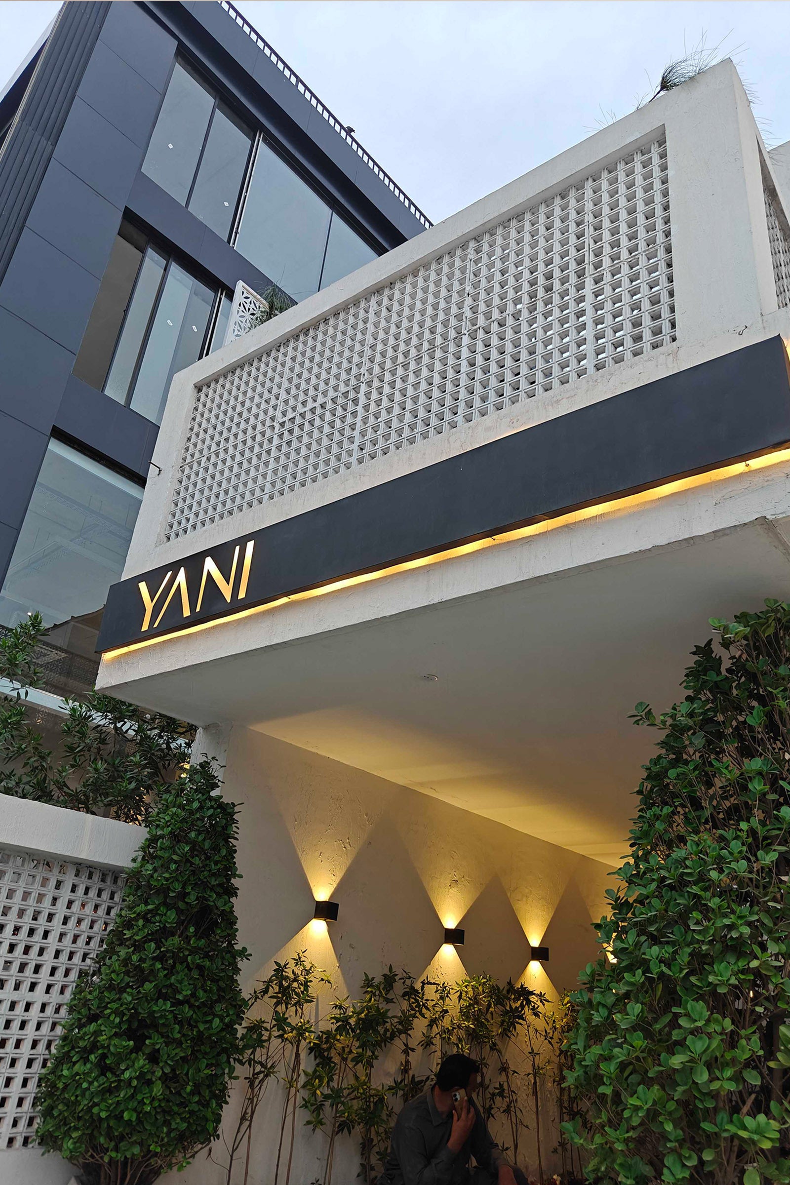 Custom Metal Backlit Business Sign