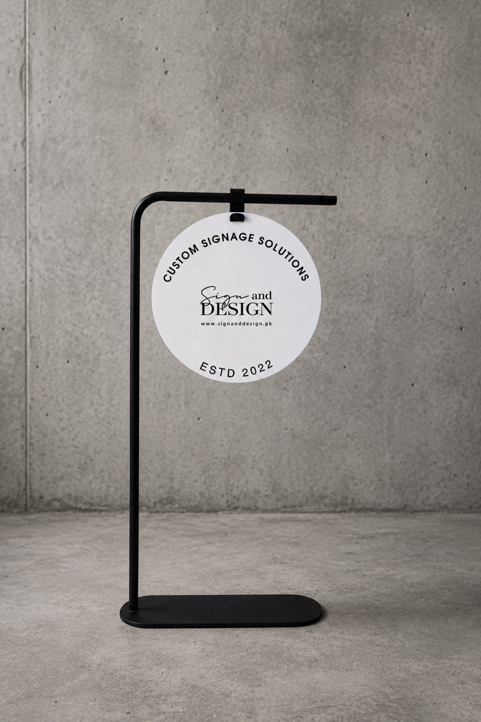 Custom Sidewalk Sign – Weatherproof, Unique Shape, High-Impact Advertising for Stores & Cafés
