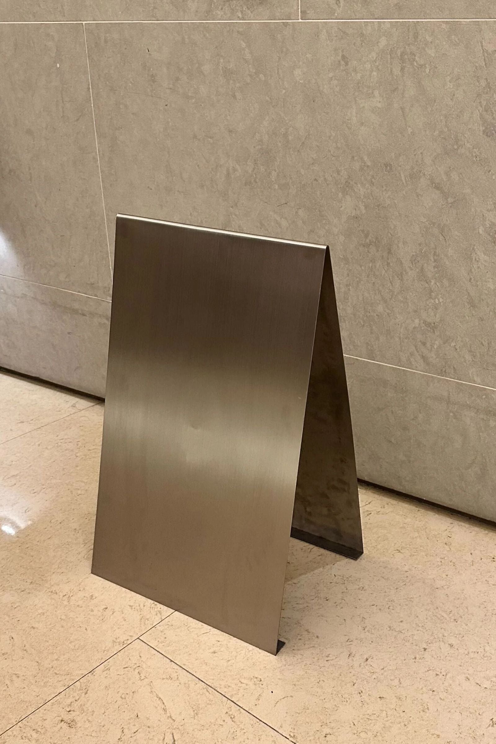 Stainless Steel A-Frame Sidewalk Sign
