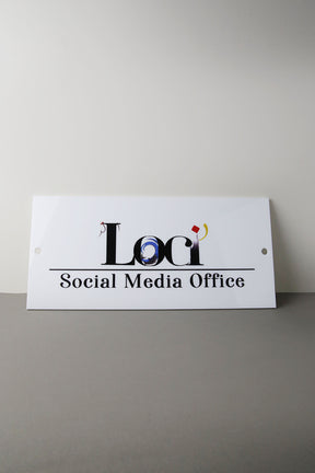 Custom Printed Acrylic Signs for offices, businesses and retail shops