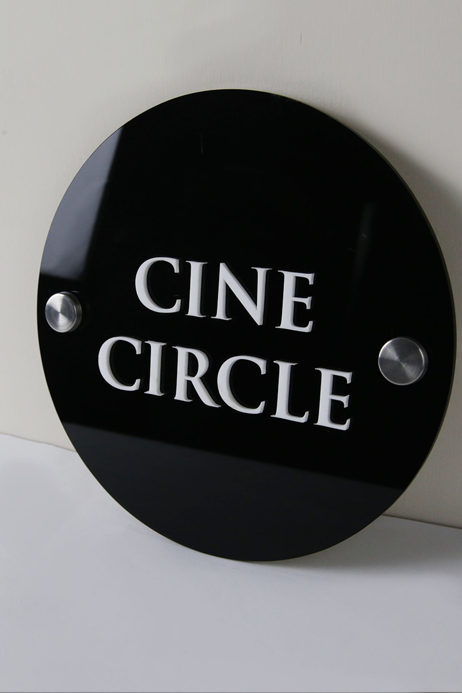 Solid Mini Sign Mini Round Wall/Office Sign – Sign & Design