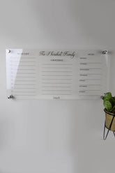 Personalized Family Planner - Sign & Design