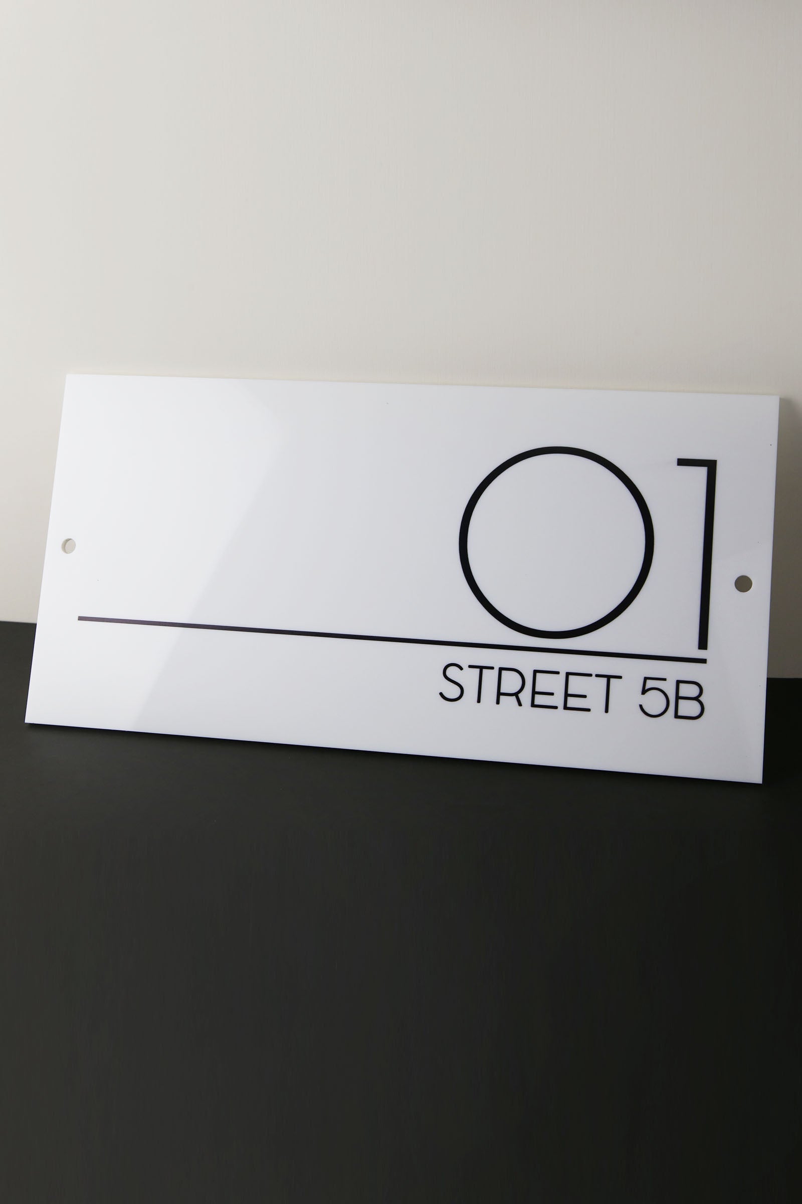 Custom Sleek House Sign - Sign & Design