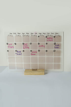 Table Top Monthly Planner - Sign & Design