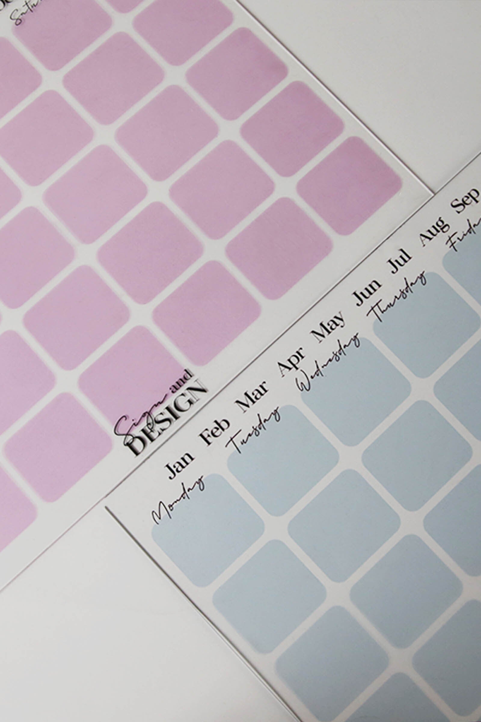 Monthly Wall Planner - Sign & Design