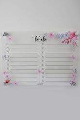 To Do List Floral Planner - Sign & Design